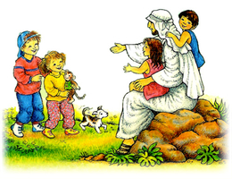 jezus en kinderen