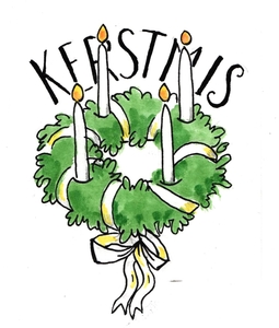 adventskrans kerstmis kerstkrans 001