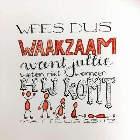 wees waakzaam