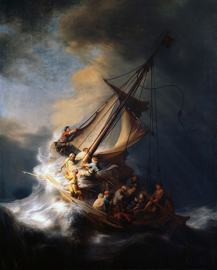 storm op het meer rembrandt