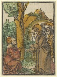 wikimediachrist and the woman of canaan from das plenarium met dp849929