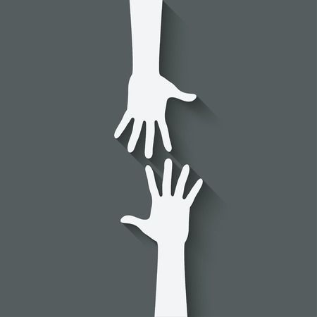 helpende hand symbool