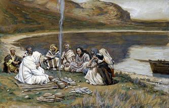 jezus aan de rand van het meer james tissot 1836 1902 2