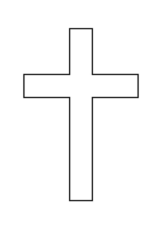 kruis groot leeg