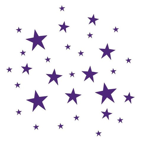 sterren paars