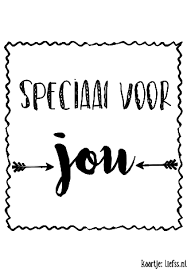 speciaal voor jou